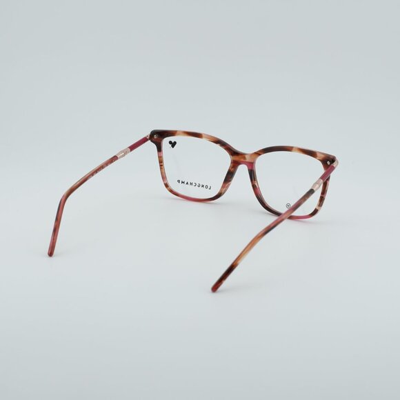 Longchamp LO2726 602 Eyeglasses Red Horn 54mm Square Frame main image 9